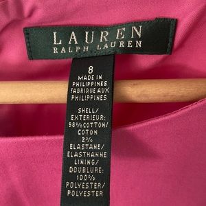 Ralph Lauren Shift Dress. Back zipper. Size 8.